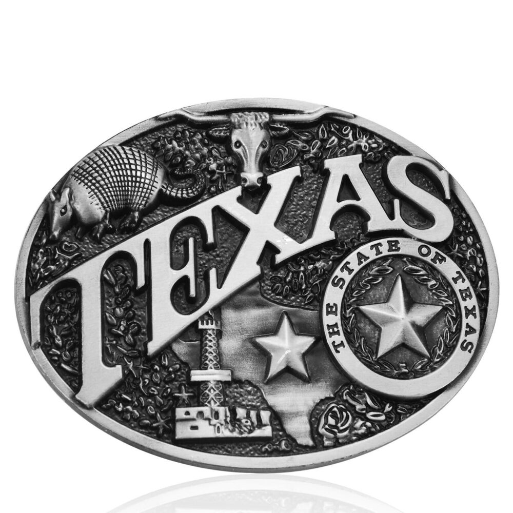 6822 Texas Belt Buckles │Western Cowboy Cowgirls Christmas Belt Buckle Gift